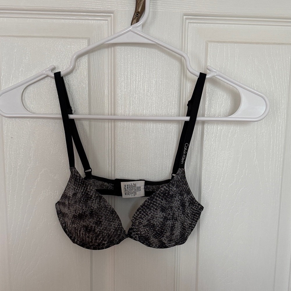 Calvin Klein Snakeskin Print Bra